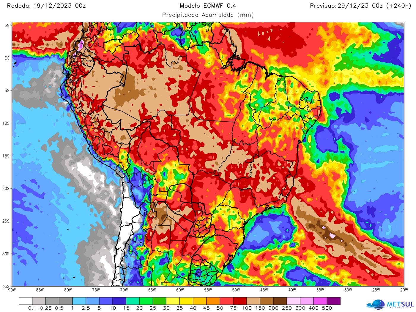 Chuva será frequente nos próximos dias e com temporais isolados