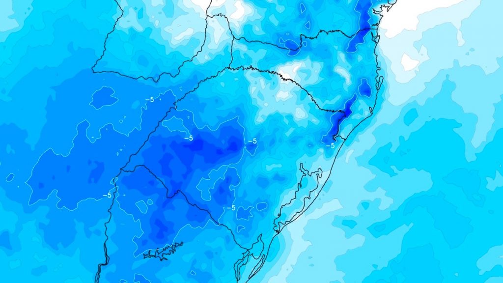 Frio à noite vai aumentar após mínima de inverno hoje na Campanha