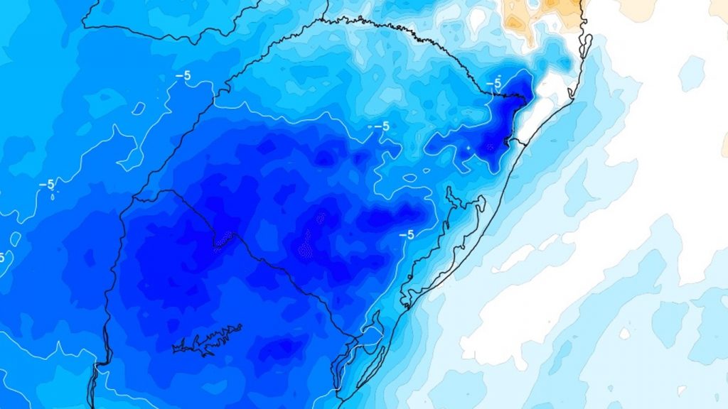 Frio fora de época no Rio Grande do Sul um dia após o Natal