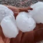 Temporais avançam pelo Rio Grande do Sul com granizo e vendavais