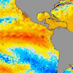 Pacífico segue com anomalias de Super El Niño e pode aquecer mais