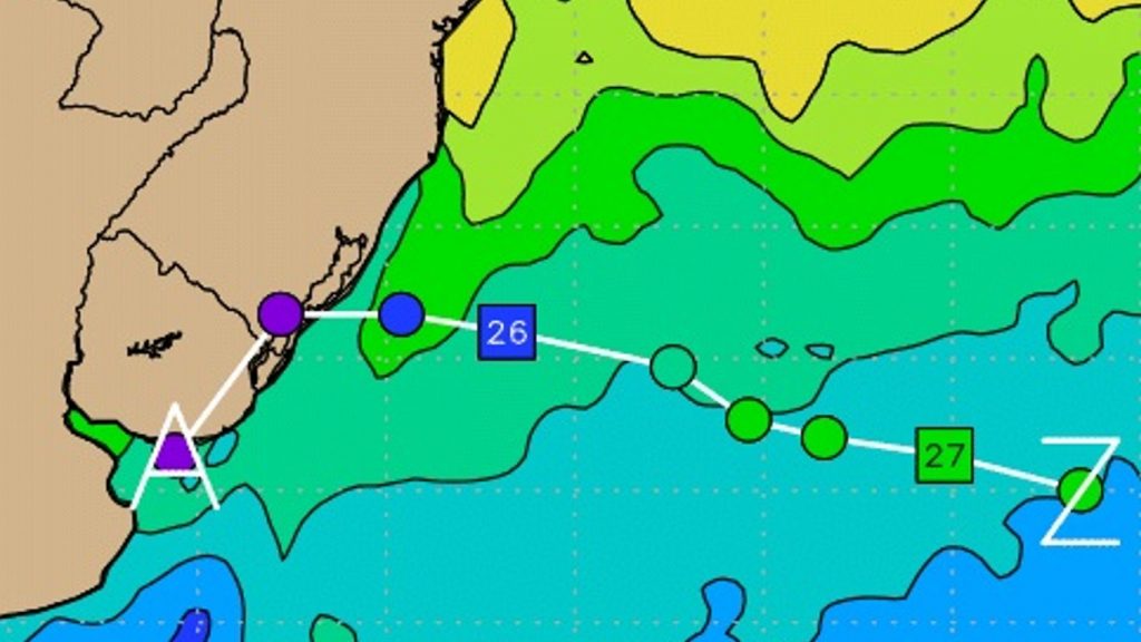 Confira a rota do ciclone que vai se formar no dia do Natal