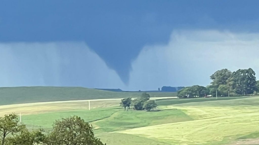 Natal do El Niño tem tornado na fronteira do Rio Grande do Sul