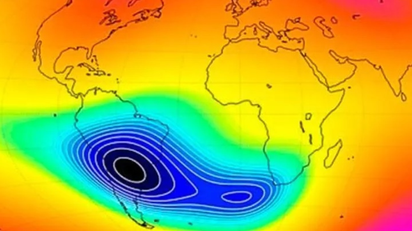 Science makes discoveries about the magnetic anomaly hitting Brazil