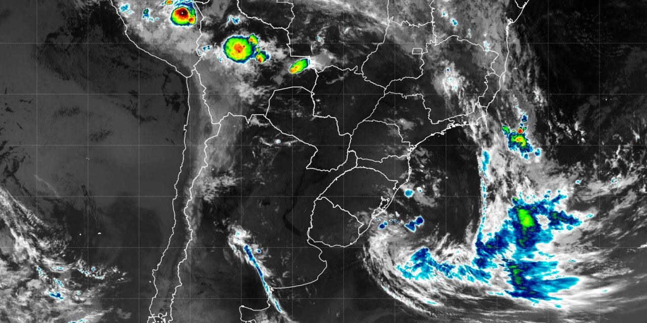 <span class="entry-title-primary">Baixa pressão na costa favorece instabilidade e traz chuva forte localizada</span> <h2 class="entry-subtitle">Baixa pressão na costa traz instabilidade no Leste da Região Sul e organiza um canal de umidade sobre o Brasil </h2>