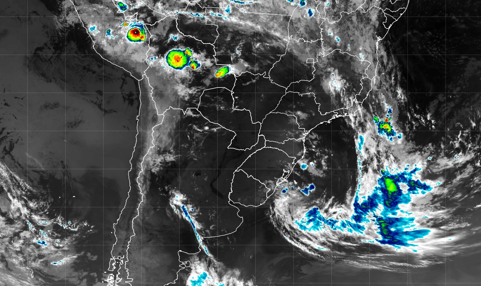 <span class="entry-title-primary">Baixa pressão na costa favorece instabilidade e traz chuva forte localizada</span> <h2 class="entry-subtitle">Baixa pressão na costa traz instabilidade no Leste da Região Sul e organiza um canal de umidade sobre o Brasil </h2>
