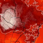 Bolha de calor de 45ºC no centro do continente impacta o Brasil