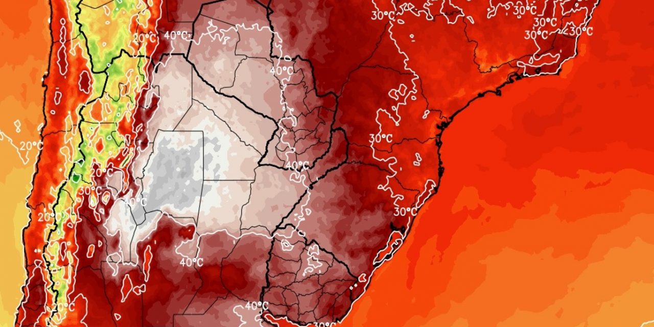 <span class="entry-title-primary">Domo de calor extremo na Argentina trará dias muito quentes</span> <h2 class="entry-subtitle">Calor extremo é esperado nos próximos dias na Argentina e o Rio Grande do Sul sentirá os efeitos da massa de ar muito quente </h2>