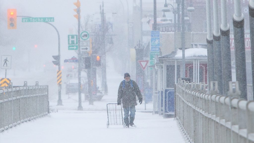 Canadá registra 50ºC negativos no Oeste e grande nevasca no Leste