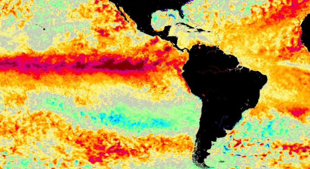Novos dados reforçam que El Niño segue até o fim do verão