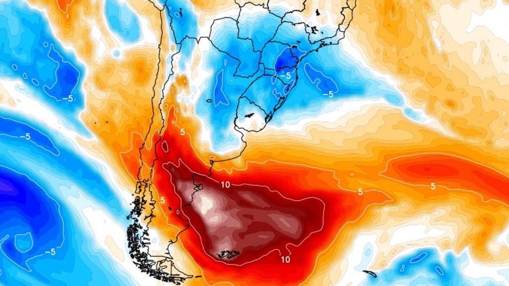 América do Sul de ponta-cabeça: 44ºC na Patagônia e frio no Brasil