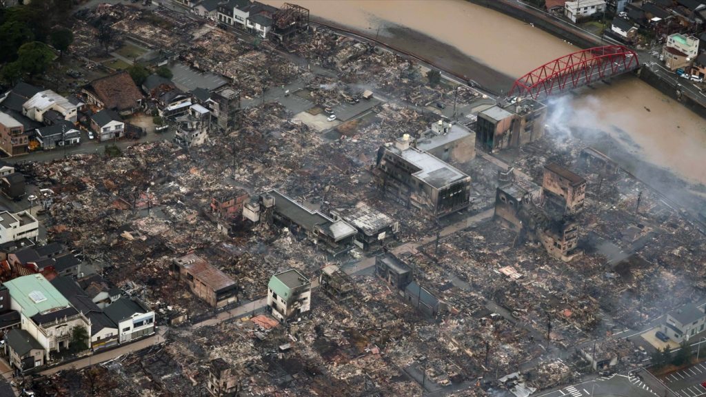Chuva complica socorro às vítimas do terremoto no Japão