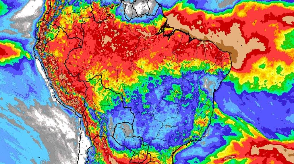 Previsão do tempo: veja onde vai chover muito nesta semana no Brasil