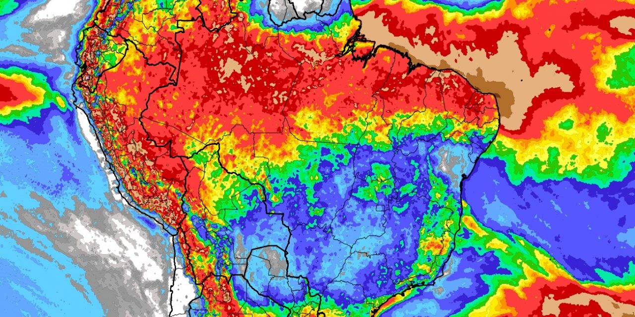 <span class="entry-title-primary">Previsão do tempo: veja onde vai chover muito nesta semana no Brasil</span> <h2 class="entry-subtitle">Veja a tendência de chuva para a semana que começa em todas as regiões do Brasil com a previsão do tempo da MetSul </h2>