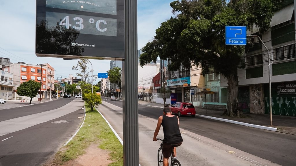 Onda de calor: Grande Porto Alegre e interior terão mais de 40ºC