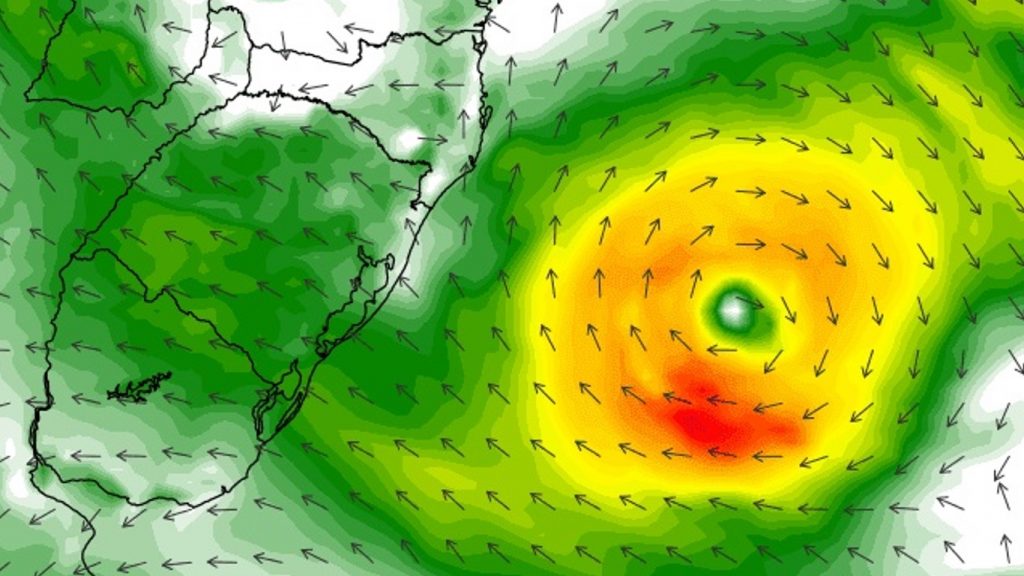 Tempestade Akará: veja as projeções atualizadas da rota do ciclone