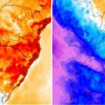 Ar frio põe fim à onda de calor: veja o tamanho da mudança do tempo