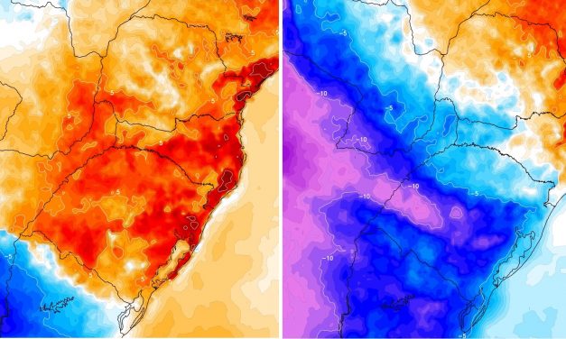 Ar frio põe fim à onda de calor: veja o tamanho da mudança do tempo