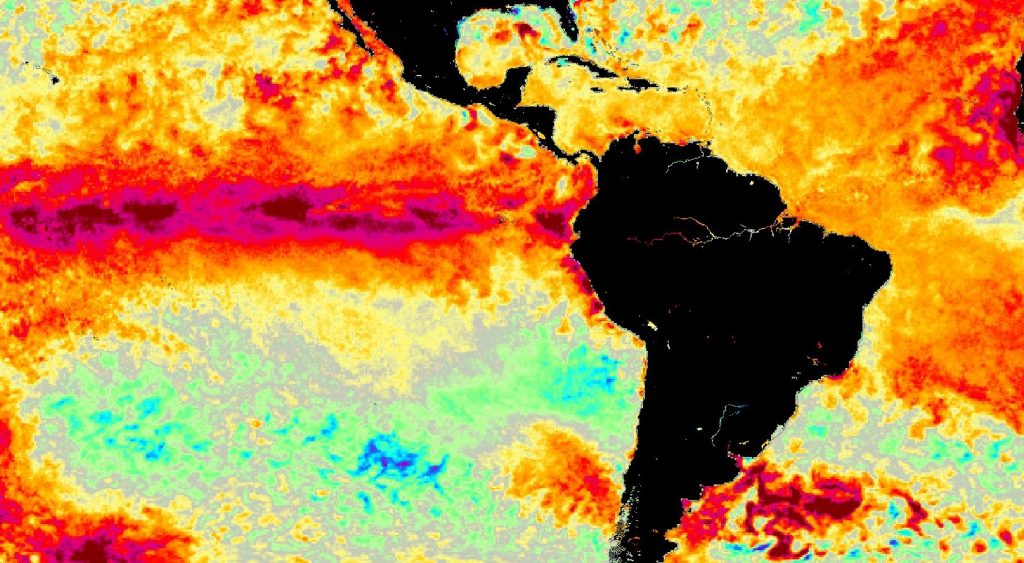 Dados confirmam que Pacífico atingiu Super El Niño em 2023-2024