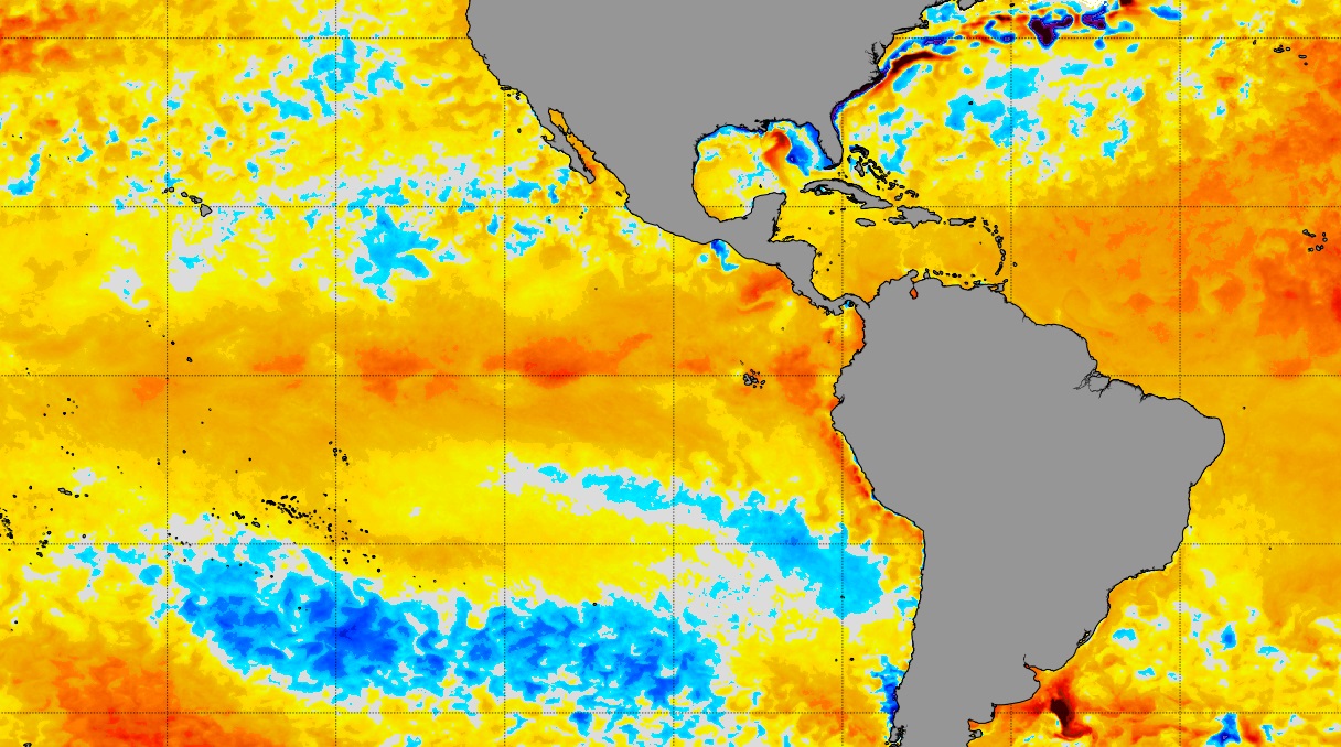 <span class="entry-title-primary">El Niño seguirá atuando no Pacífico no restante do verão</span> <h2 class="entry-subtitle">Próximas semanas ainda devem ter a influência do fenômeno El Niño no clima com águas ainda mais quentes que a média no Pacífico </h2>