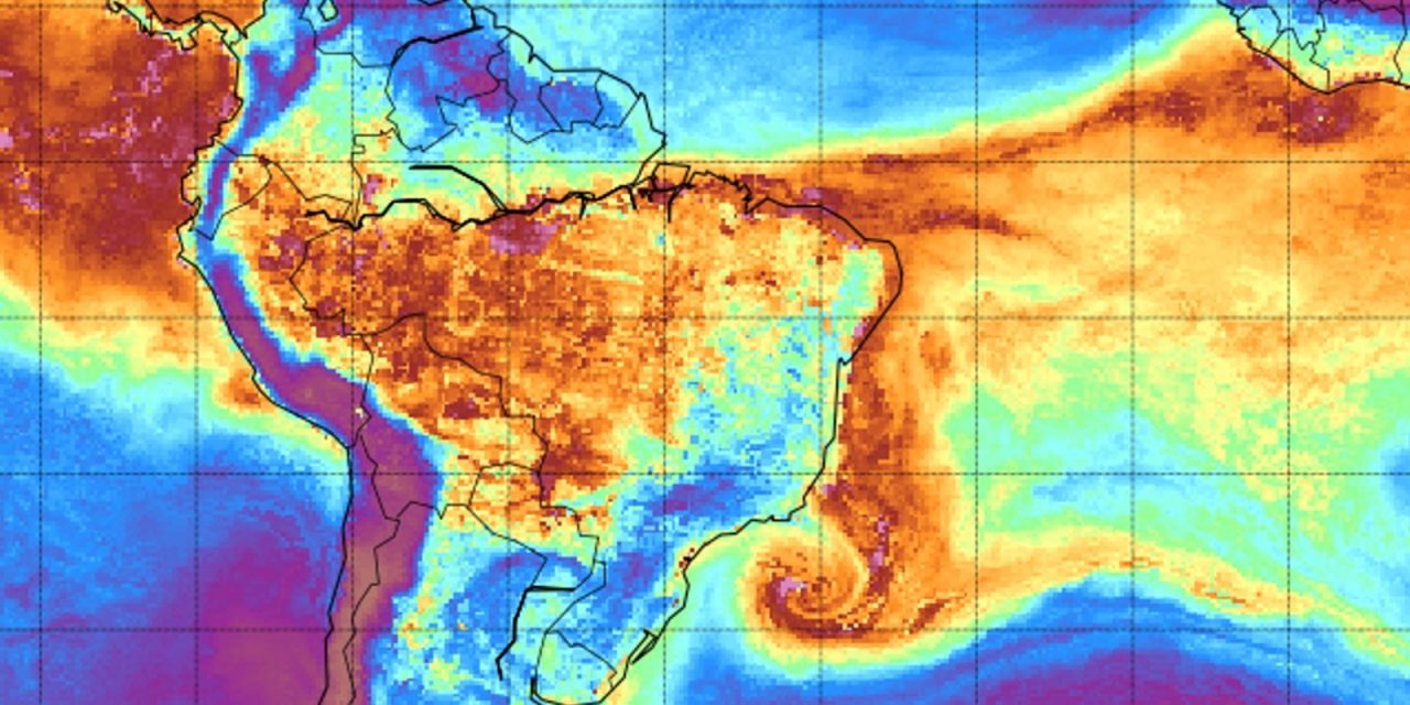 <span class="entry-title-primary">Tempestade rara sobre o mar traz umidade da África para a costa gaúcha</span> <h2 class="entry-subtitle">Correntes de vento com umidade da faixa equatorial e África alimentaram a formação de ciclone raro na costa do Sul do Brasil </h2>