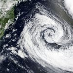 Ciclone raro na costa deixa imagens incríveis; veja Akará pelos satélites