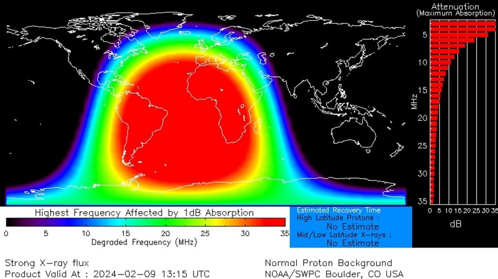 Grande explosão no sol causa apagão de rádio na América do Sul