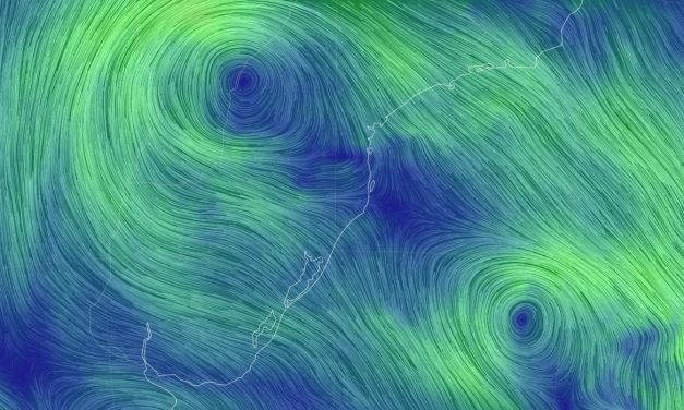 Duas circulações ciclônicas criam situação inusitada no Sul do Brasil