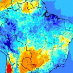 Ar tropical quente e úmido cobre o Brasil de Norte a Sul com instabilidade