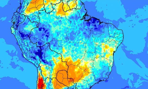 Ar tropical quente e úmido cobre o Brasil de Norte a Sul com instabilidade
