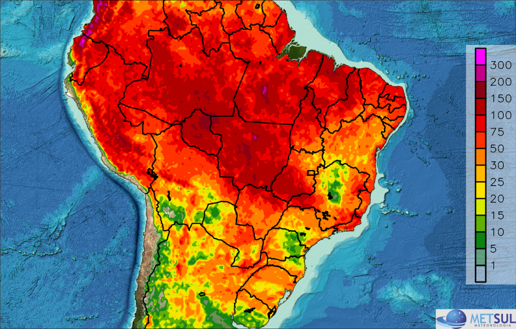 O que esperar da chuva nos próximos 10 dias em todo o país