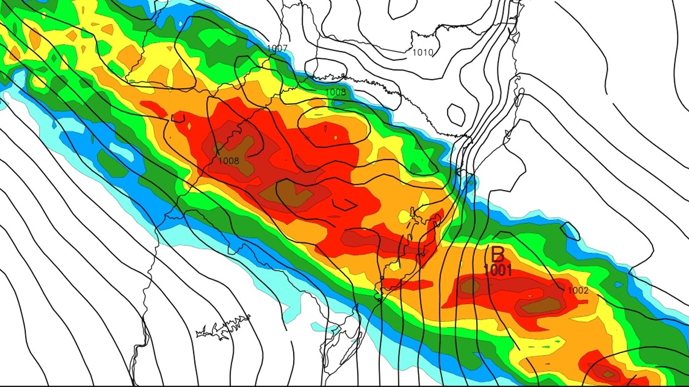 <span class="entry-title-primary">**ALERTA** Semana de muito alto risco por chuva intensa e tempestades</span> <h2 class="entry-subtitle">Estados do Sul, Centro-Oeste e do Sudeste têm risco de chuva localmente intensa e temporais com raios e vento ao longo da semana </h2>