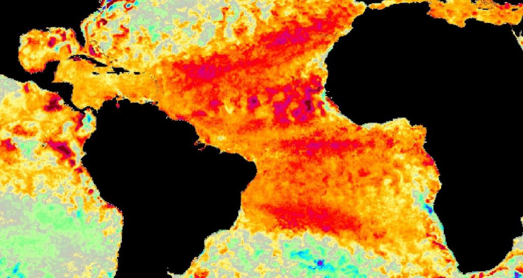 Cientistas perplexos e alarmados com o aquecimento do Atlântico