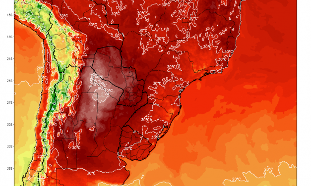 Calor de 40°C nos últimos dias de março no Cone Sul