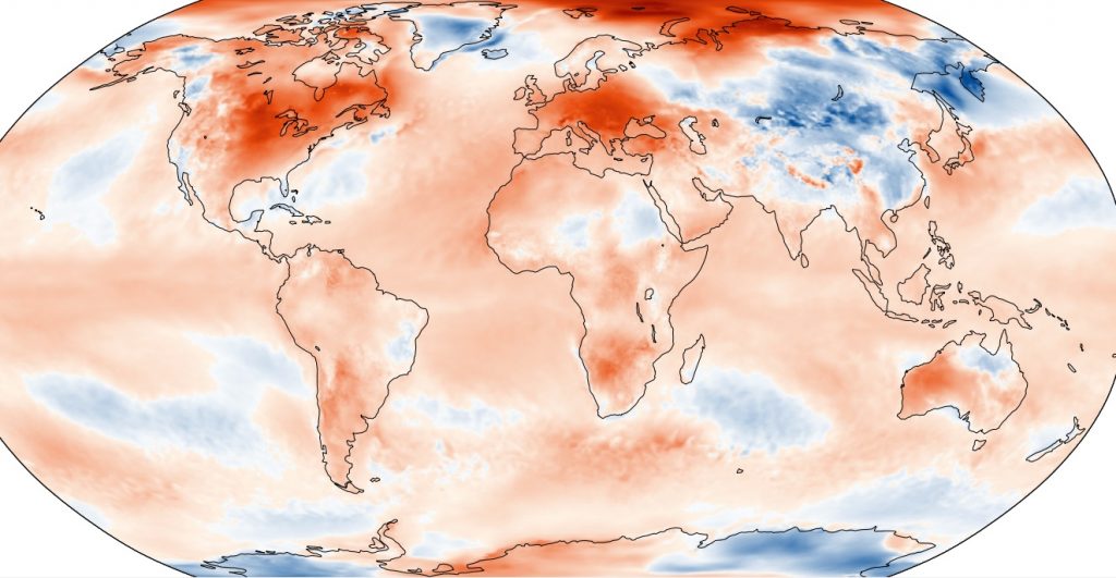 Fevereiro quente recorde mantém aquecimento acelerado do planeta
