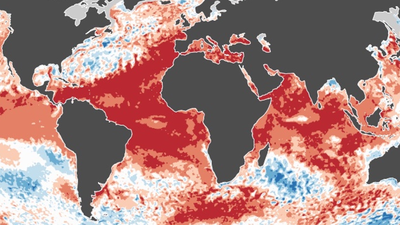 <span class="entry-title-primary">Oceanos passam por período sem precedentes de aquecimento recorde</span> <h2 class="entry-subtitle">Temperatura da superfície do mar dos oceanos do planeta completa praticamente um ano em níveis recordes </h2>