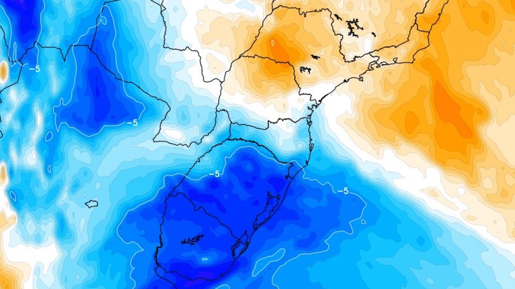 Massa de ar mais frio vai trazer primeiras temperaturas amenas de março