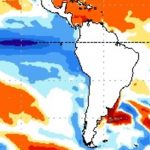 Dados indicam transição rápida de El Niño para La Niña neste outono