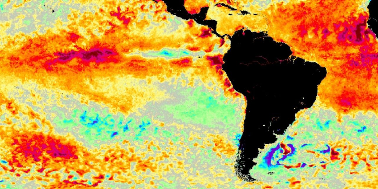 <span class="entry-title-primary">El Niño ainda dá as cartas com onda de calor e evento de chuva extrema</span> <h2 class="entry-subtitle">El Niño segue atuando no Oceano Pacífico e favorecerá onda de calor e evento de chuva extrema na América do Sul nesta semana </h2>