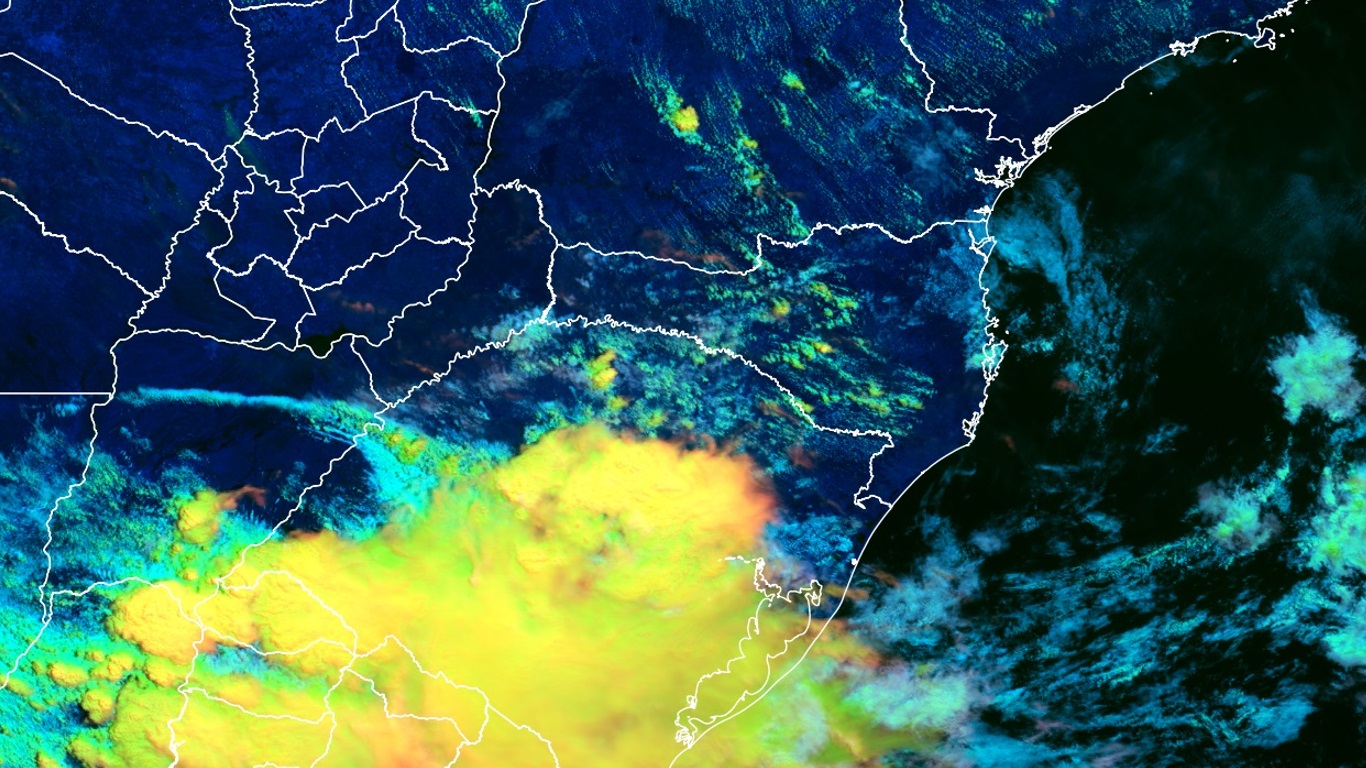 <span class="entry-title-primary">Chuva atinge mais cidades do Sul do Brasil com risco de temporais</span> <h2 class="entry-subtitle">Instabilidade aumenta entre a tarde e noite deste sábado no Sul do Brasil com chuva e risco de temporais isolados </h2>