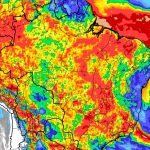 Veja onde deve chover muito e pouco nesta semana no Brasil