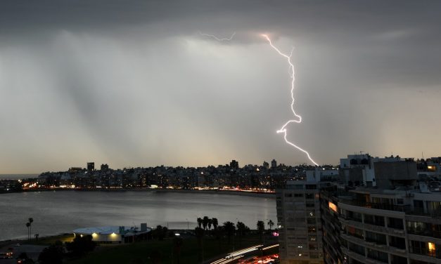 Montevidéu terá chuva excessiva e risco de fortes tormentas