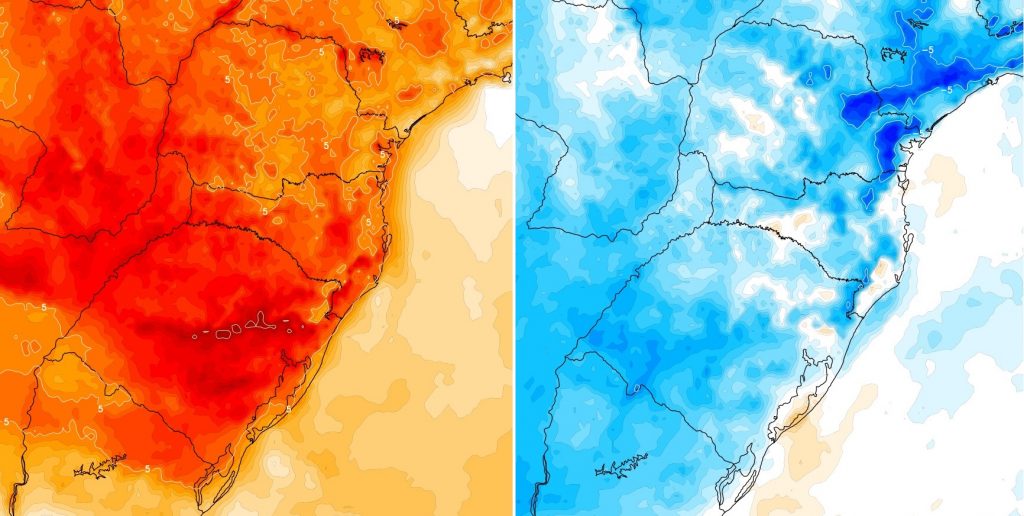 Olha o que vem aí: de sensação acima de 40ºC para frio de 5ºC