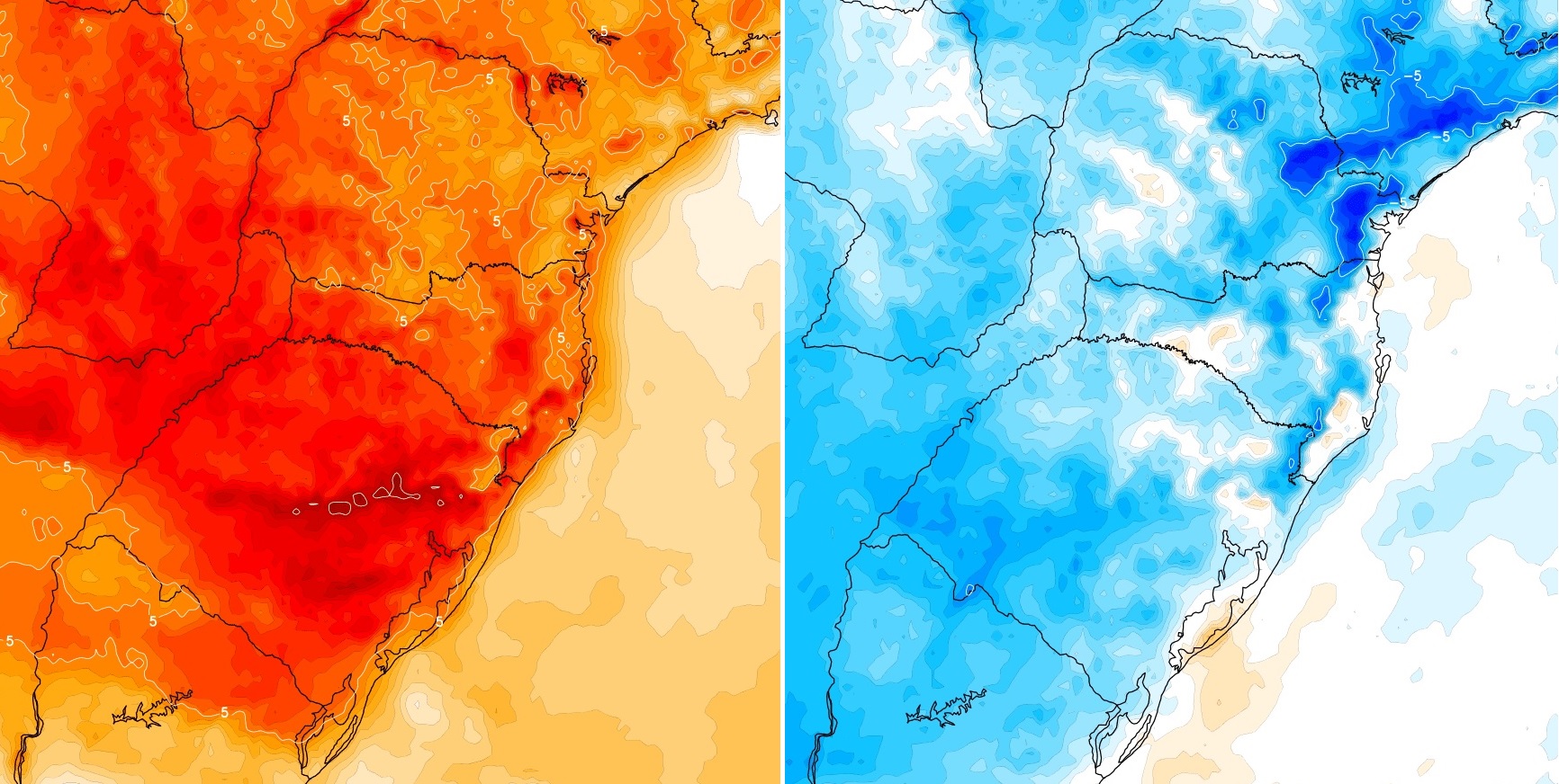<span class="entry-title-primary">Olha o que vem aí: de sensação acima de 40ºC para frio de 5ºC</span> <h2 class="entry-subtitle">Rio Grande do Sul sairá de uma quarta-feira escaldante para frio à noite em muitas cidades no final da semana </h2>