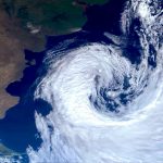 Veja as imagens do primeiro grande ciclone do outono no Atlântico Sul