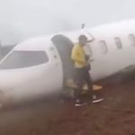 Avião sai da pista sob mau tempo no Norte do Rio Grande do Sul
