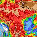 Previsão do tempo: tendência de chuva para dez dias (09/04/2024)
