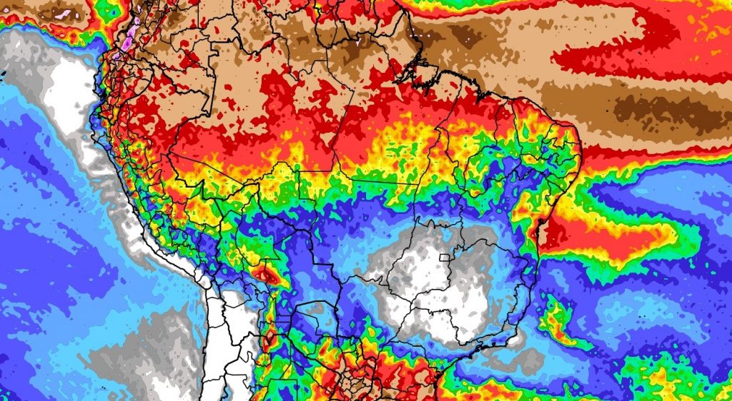 Previsão do tempo: tendência de chuva para dez dias (23/04/2024)