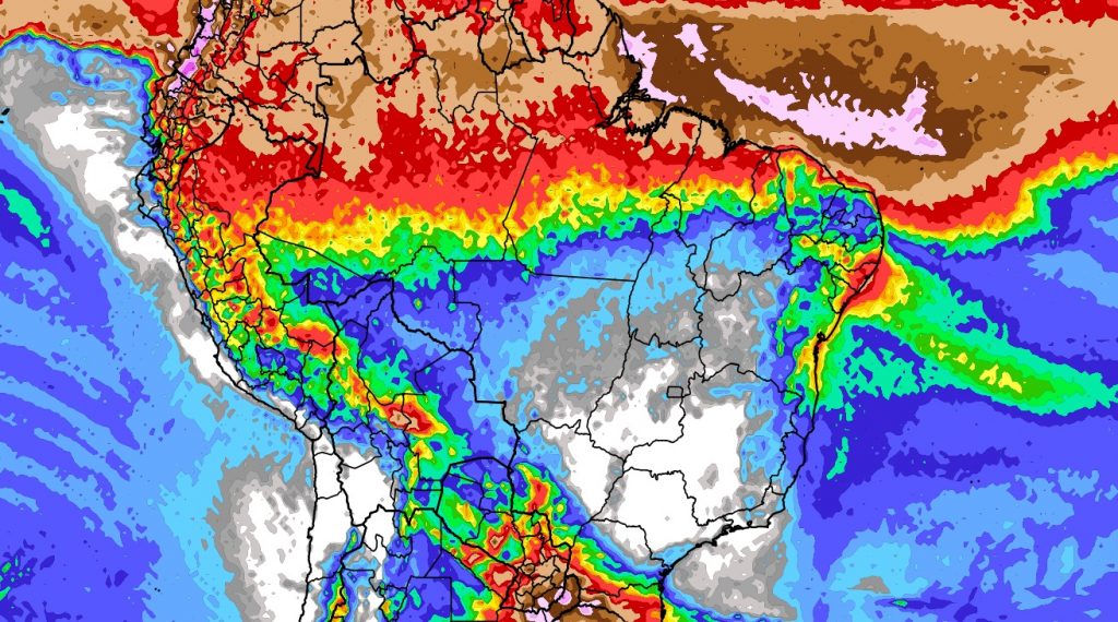 Previsão do tempo: tendência de chuva para dez dias (30/04/2024)