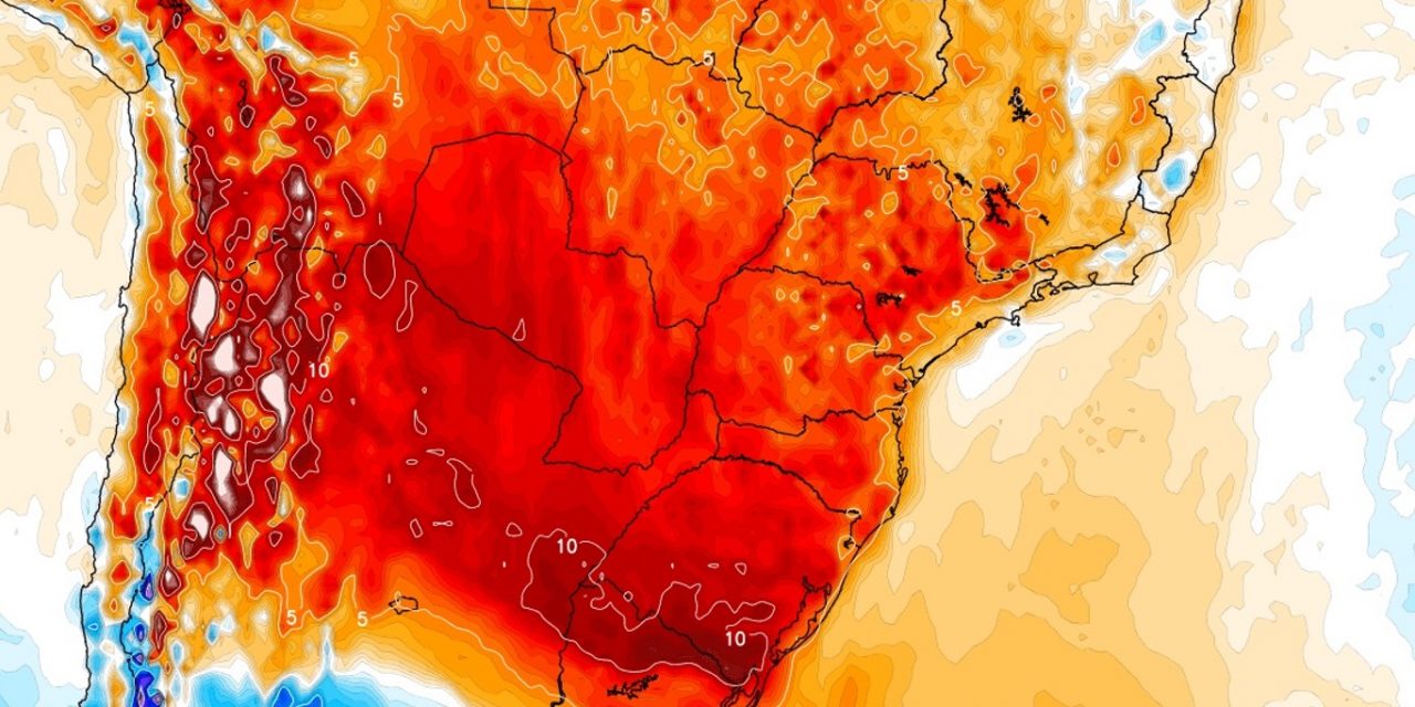 <span class="entry-title-primary">Episódio de calor intenso fora de época atingirá vários estados do Brasil</span> <h2 class="entry-subtitle">Massa de ar muito quente cobrirá o Centro-Sul do Brasil na última semana de abril com calor muito acima do normal para a época do ano </h2>